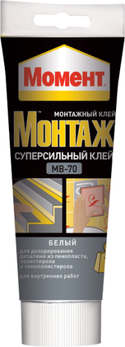 Момент Монтаж MB-70 Суперсильный монтажный клей жидкие гвозди (400 г)