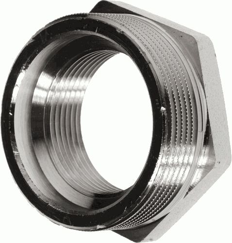 Футорка 1 1/4" х 1 1/2", ник., латунь. TRm 06208 (ЖЦ)