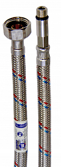 Подводка для смесителя, 1,5 м, 1/2"хМ10*1х35, "MATEU"