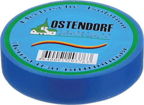 Изолента "Ostendorf" 15мм*20м синяя