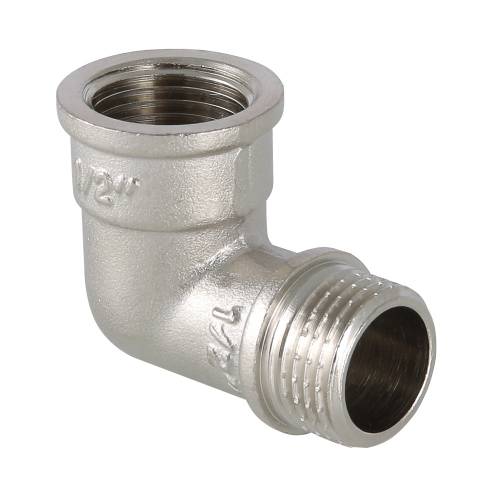 Уголок   1" 1/4  г-ш.,  ник. лат., Valtec