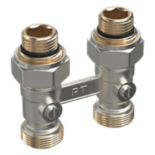 Узел нижнего подключения прямой ROYAL THERMO 1/2"x3/4"EK RTE 07.00001