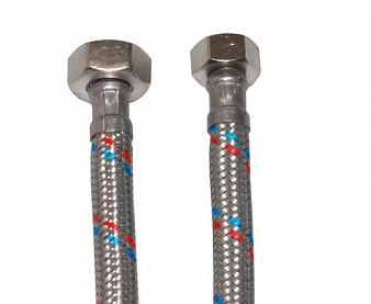 Подводка воды, 3/8" x 1/2", 0.5 м, г - г, "MATEU"