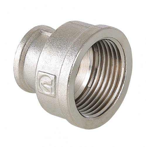 Муфта перех.  1/2" х 1 1/4", ник., лат., Valtec