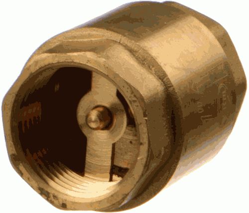 Обратный клапан 3/4" с латунным золотником, латунь TRm (33963)