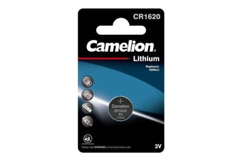 Элемент питания литиевый CR1620 BL-1 (уп.1шт) Camelion 3610