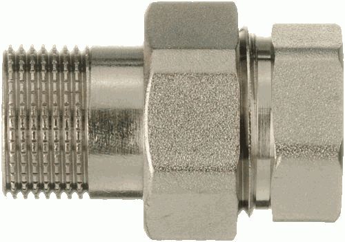"Американка" сгон прямой разъемный, 1" г - ш, ник., лат., O-Ring TRm 06293