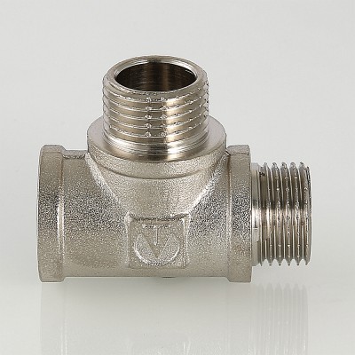 Тройник  1/2", г-ш-ш.,  ник., лат., Valtec