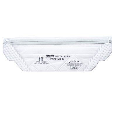 Полумаска 3М VFlex 9152RS Противоаэрозольная Фильтрующая класс защиты FFP2 NR D, размер - малый