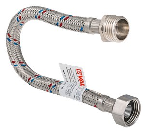 Подводка воды, 1/2",  0.8 м,  г - ш,  "VALTEC"