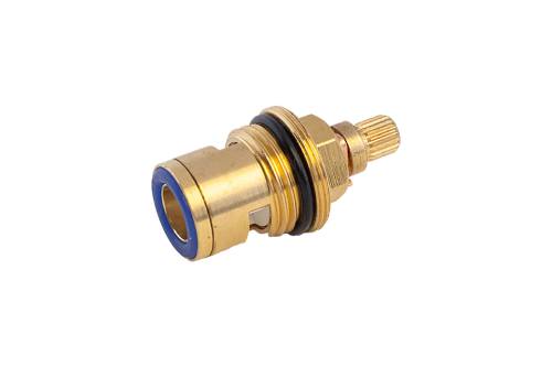 Кран-букса 1/2" керамика, 8 х 20 шлиц., под крест, с латунным кольцом "Esko", арт. К253