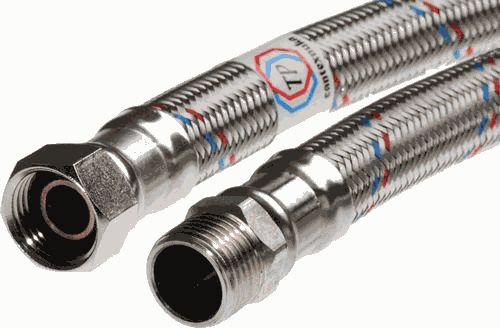 Подводка воды, ГИГАНТ, 3/4" 0,8 м г - ш нерж."TР-САНТЕХНИКА"