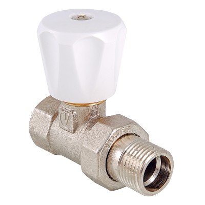 Клапан прямой 3/4" ручной для радиатора VALTEC (компактный)