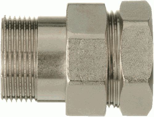 "Американка" сгон прямой разъемный, 1 1/2" г - ш. ник. лат., O-Ring TRm 06266