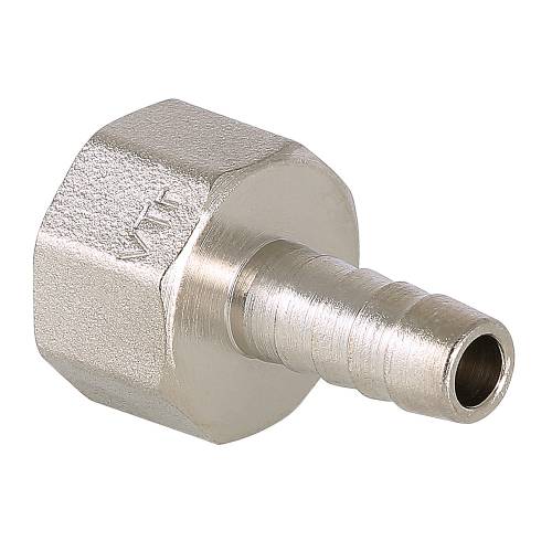 Переходник для резин. шланга  1/2" г - 14 мм VALTEC, никель латунь