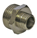 Бочонок перех. 1/4" x 1/2", лат. ник. GF