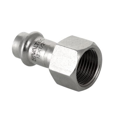 Соединитель 22х1/2" вн. рез. VALTEC нерж. сталь