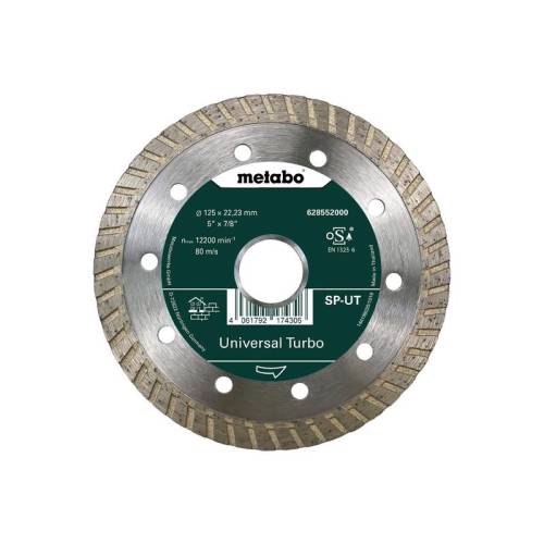 Диск алмазный Metabo Turbo универсальный 125x22.23 мм
