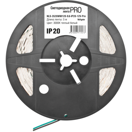 СД лента Navigator 71 707 NLS-3528WW120-9.6-IP20-12V-Pro R5