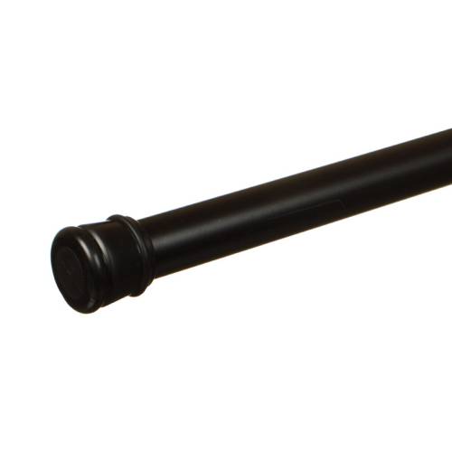 Карниз для ванной 110-200см AL чёрный д.22/25мм ELITE MELODIA Mcr-00016BL