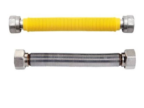 Подводка сильфонная для газа 1/2"  0,3 м,  г-г "MATEU"