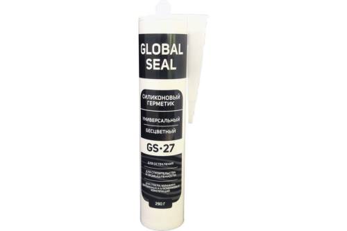 Герметик GlobalSeal силикон универсальный бесцветный 290гр GS27