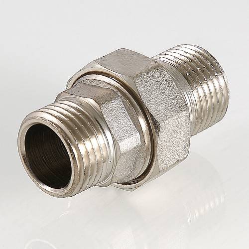 "Американка" сгон прямой разъемный, 1/2" ш - ш,  ник., лат., Valtec