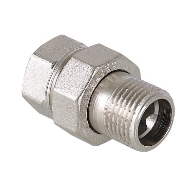 "Американка" сгон прямой разъемный, 1/2" г - ш,  ник., лат., Valtec