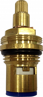 Кран-букса 1/2" керамика, 8 х 24 шлиц., под крест, с резьбой М-24 х 1, 90° прав.