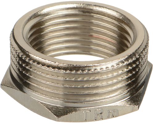 Футорка 1/2" х 1", ник., латунь. TRm 06202