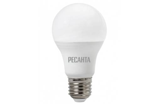 Лампа светодиодная LL-R-A60-13W-230-4K-E27 (груша, 13Вт, нейтр., Е27) Ресанта