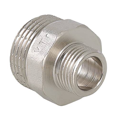 Бочонок перех. 1" х 1 1/2" ник. лат., Valtec