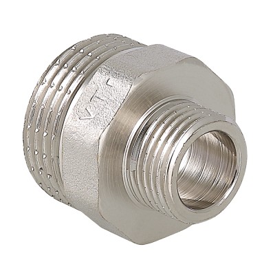 Бочонок перех. 1/2" x 3/4"  ник.  лат.,  Valtec
