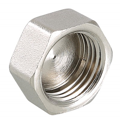 Заглушка 1/2" вн. резьба, ник., лат., Valtec