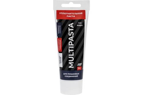 Паста уплотнительная универсальная (вода, газ, 70г) MULTIPASTA, туба