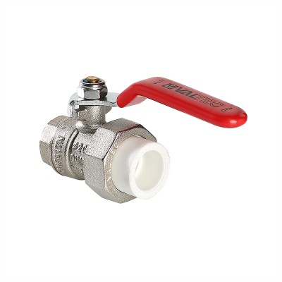 Кран шар. радиат. ПП 20х1/2" вн., латунный (с америк.) VALTEC