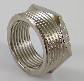 Футорка 3/4" x 1", ник., латунь. TRm 06204